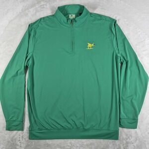 Full Turn Quarter Zip Jacket Men's Green Masters Collection The Hole Enchilada